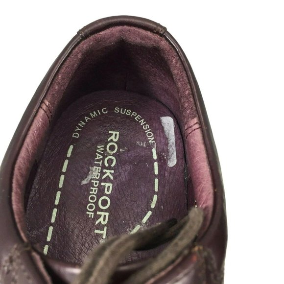 Rockport Shoes Mens 8 M Brown Oxford Derby Hydro-Shield Waterproof Leather Dress main image 11